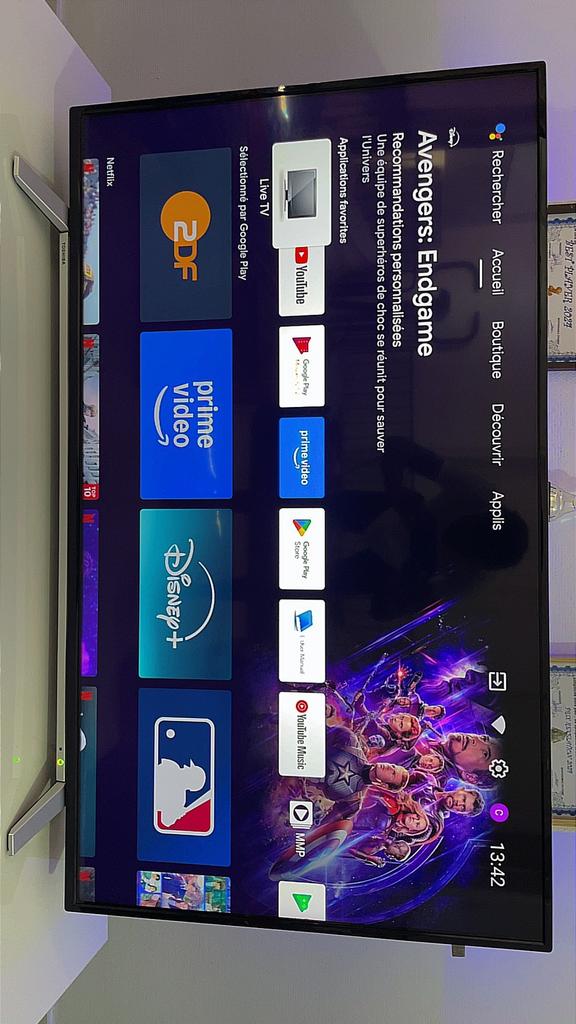 Toshiba 55 inch zwarte tv, Ophalen of Verzenden, Zo goed als nieuw, 40 tot 60 cm, Toshiba