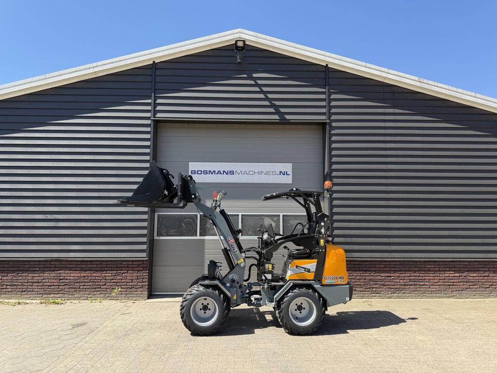 Giant G1500L HD X-tra minishovel / kniklader DEMO, Tobroco, Info@tobroco.nl, Sprendlingenstraat 57
5061 KM  Oisterwijk, NL, Chargeuse sur pneus ou Chouleur