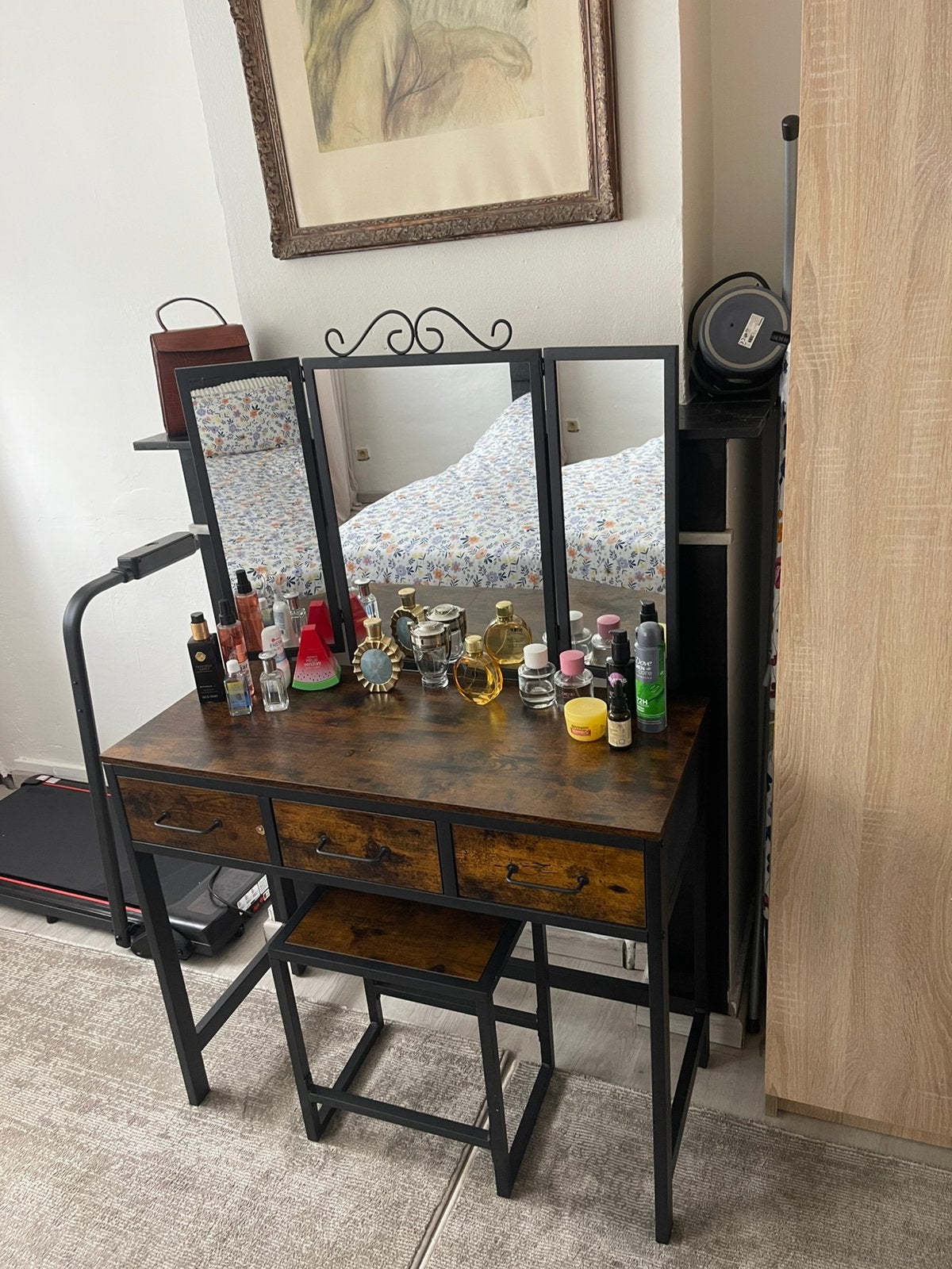 Make-up tafel met stoel, Ophalen, Zo goed als nieuw