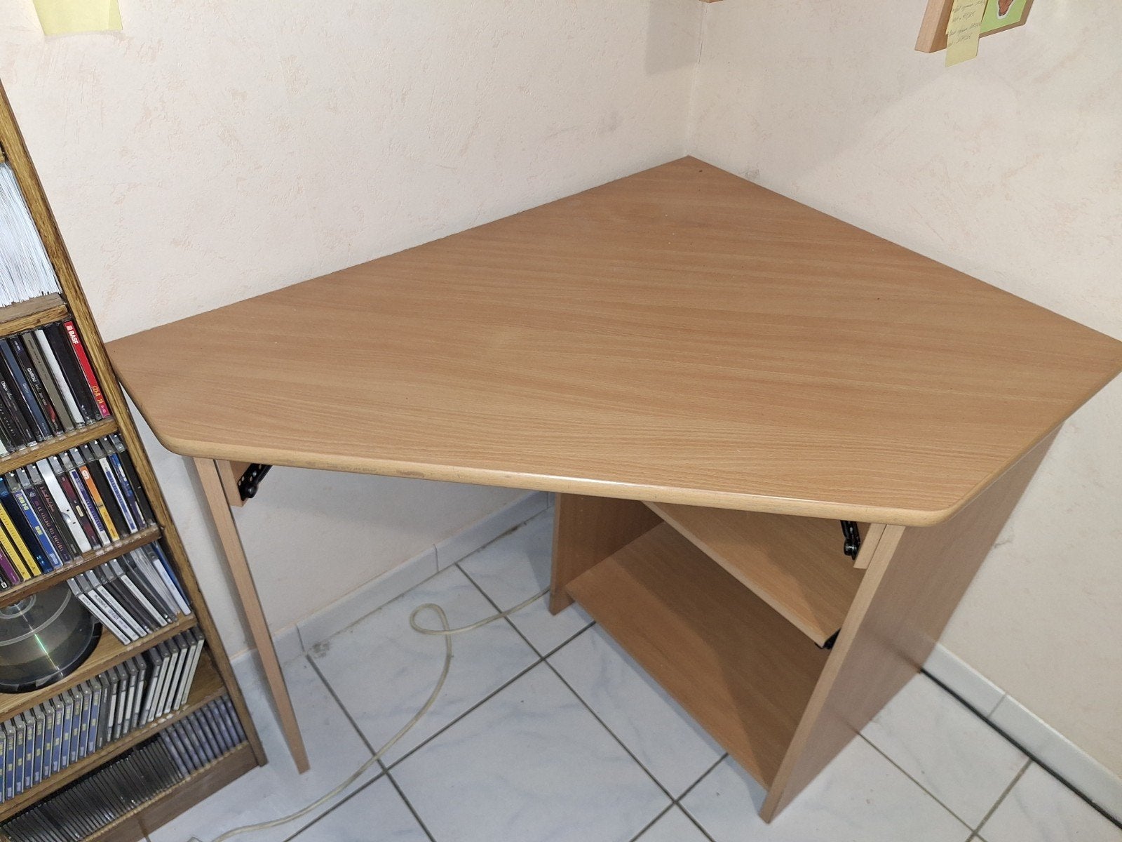 Bureau d'angle avec chaise de bureau, Maison & Meubles, Enlèvement, Bureau d'angle
