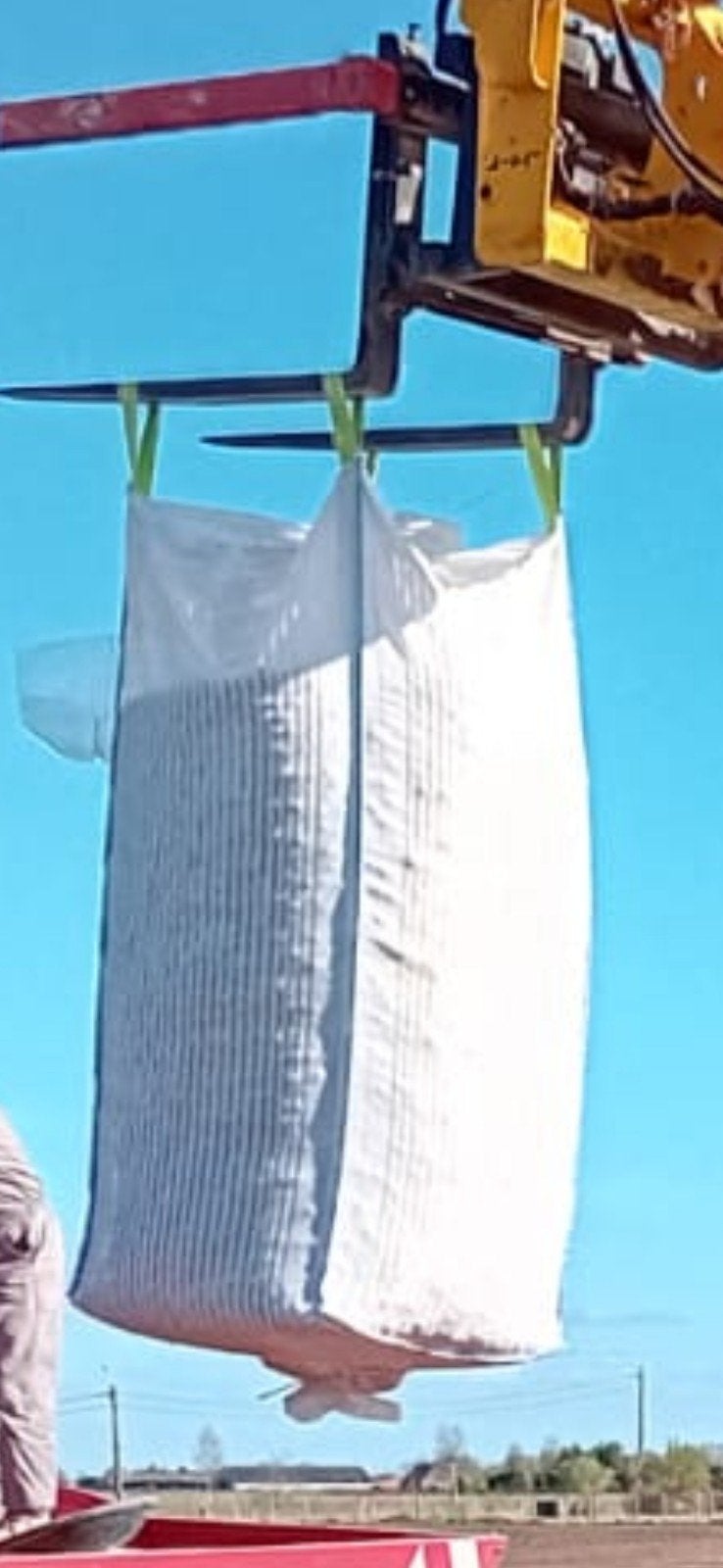 Ventilerende bigbags, Ophalen