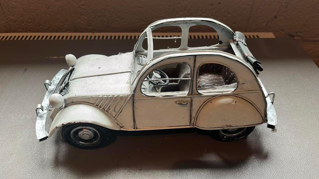 Voiture Citroën 2cv convertible en tôle, Enlèvement ou Envoi