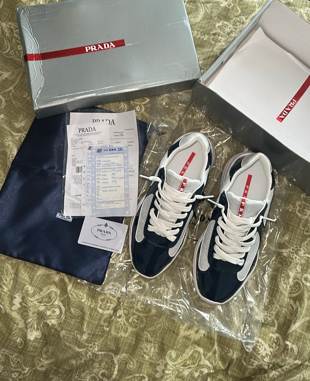 Prada blue cup nieuw /tail 43, Blauw, Nieuw, Wandelschoenen, Ophalen of Verzenden