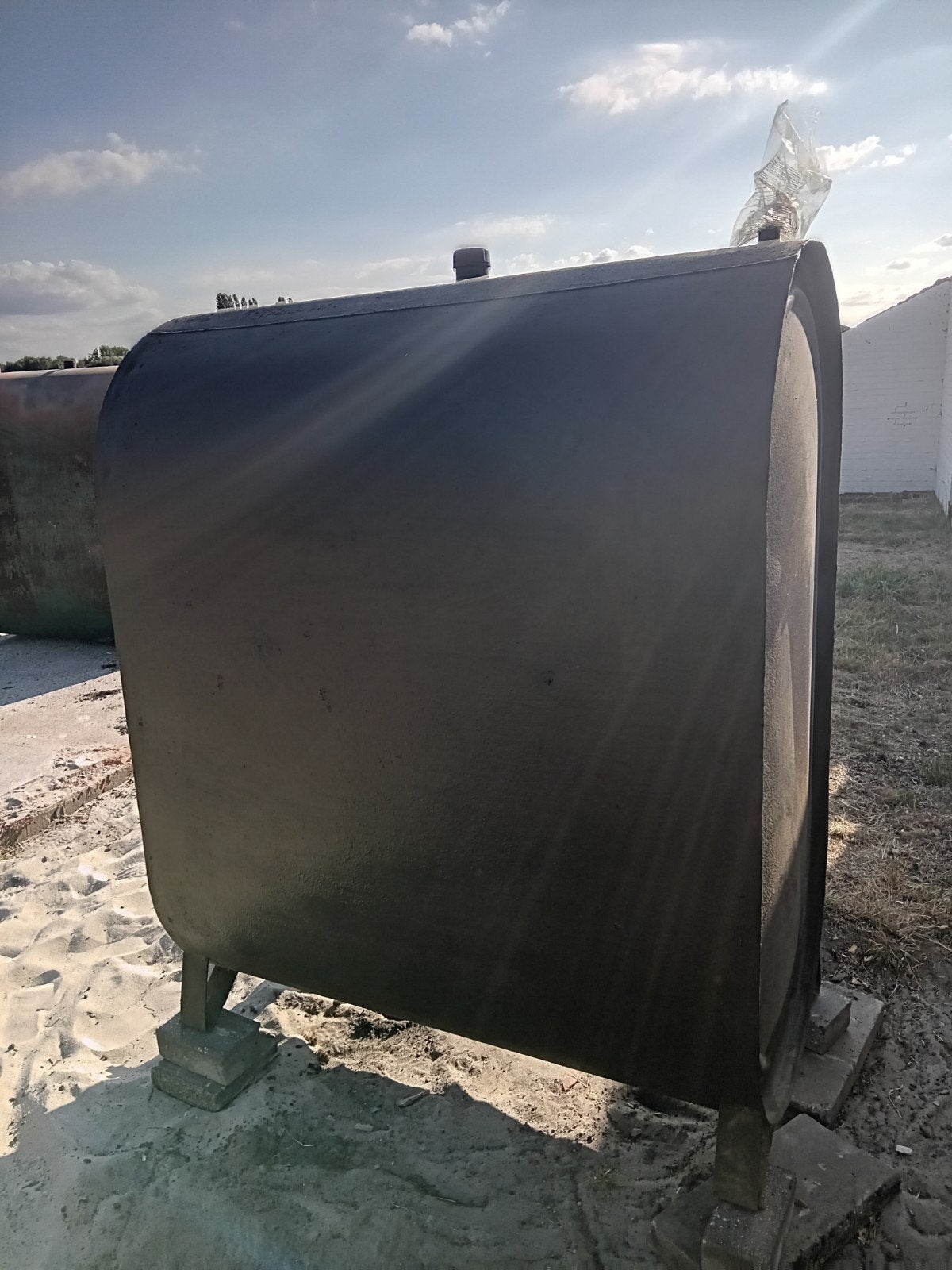mazouttank met 220L mazout, Enlèvement