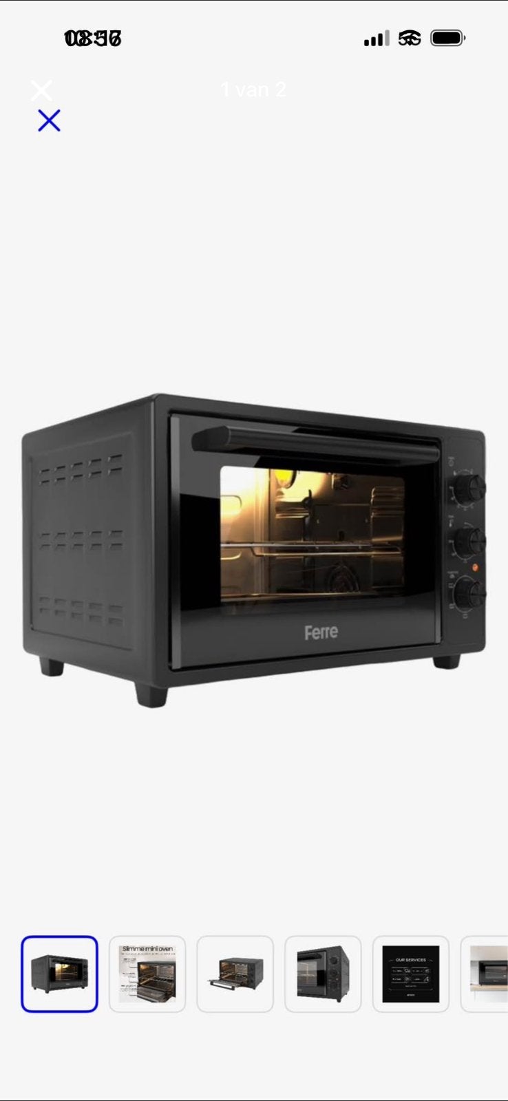 Ferre Oven te koop, Enlèvement, Comme neuf, Four