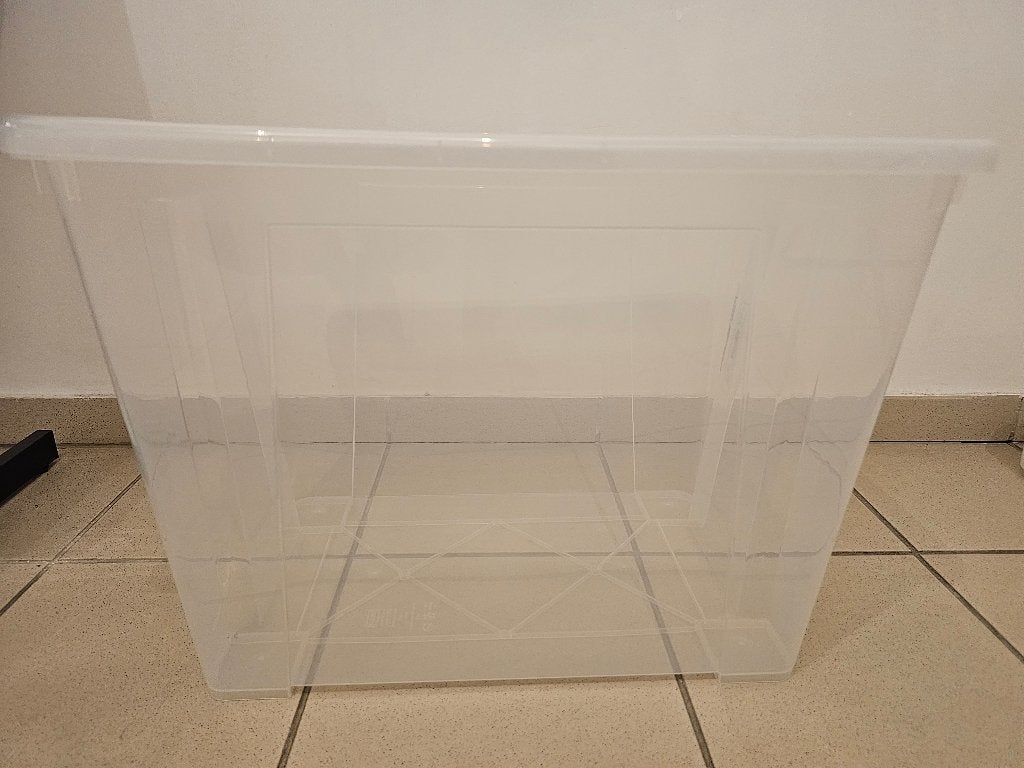 Ikea Samla box with lid 65l, 57x39x42cm- 5€, I have 4, Enlèvement, Comme neuf