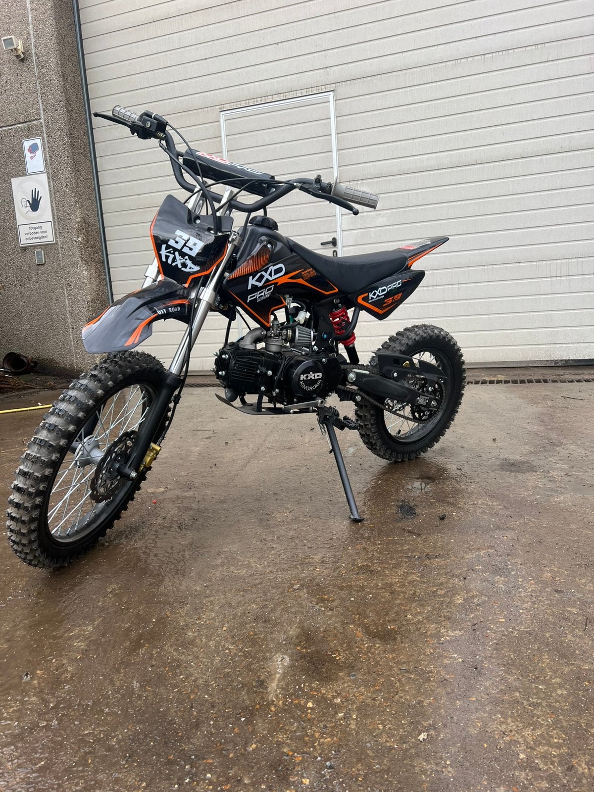 KXD Pro crossmotor 125 CC nieuwstaat, Dirt Bike, 125 cm³, Comme neuf, Frein à disque