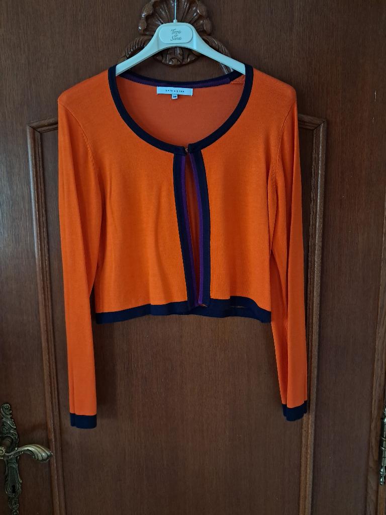Korte gilet L&L - maat 38, Maat 38/40 (M), Lola & Liza, Oranje, Ophalen of Verzenden