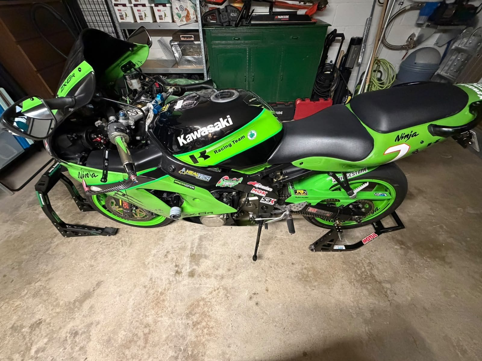 kawasaki zx6r 2002, Motoren, LED Verlichting, 4 cilinders, Motorrijbewijs A, Gebruikt