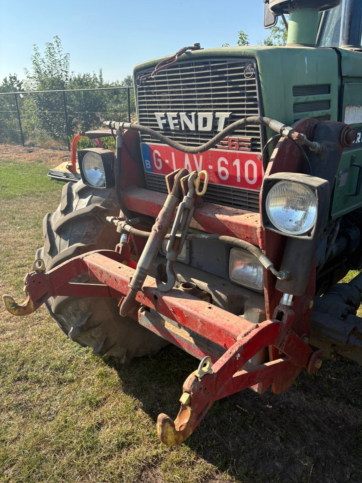 Fronthef passend op fendt 300serie, Enlèvement
