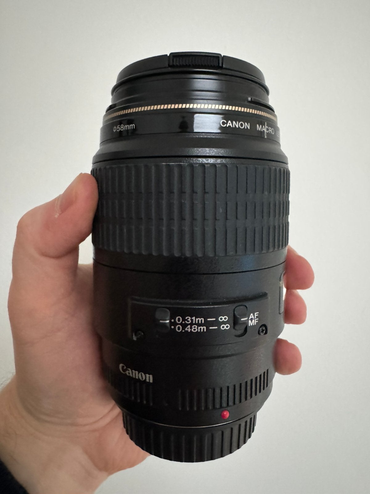 Canon EF 100mm f2.8 Macro usm, Audio, Tv en Foto, Foto | Lenzen en Objectieven, Ophalen, Zo goed als nieuw