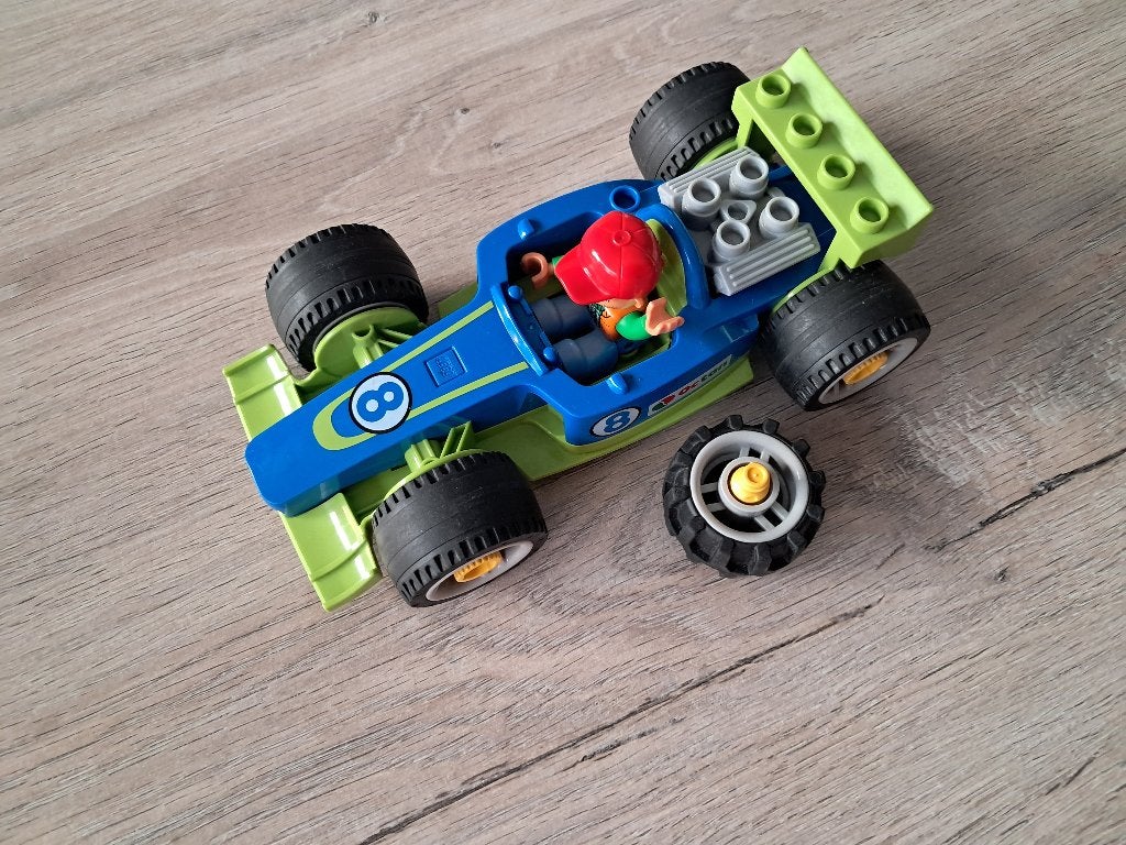 LEGO Duplo Racewagen - 6143, Enlèvement, Utilisé, Duplo, Briques en vrac