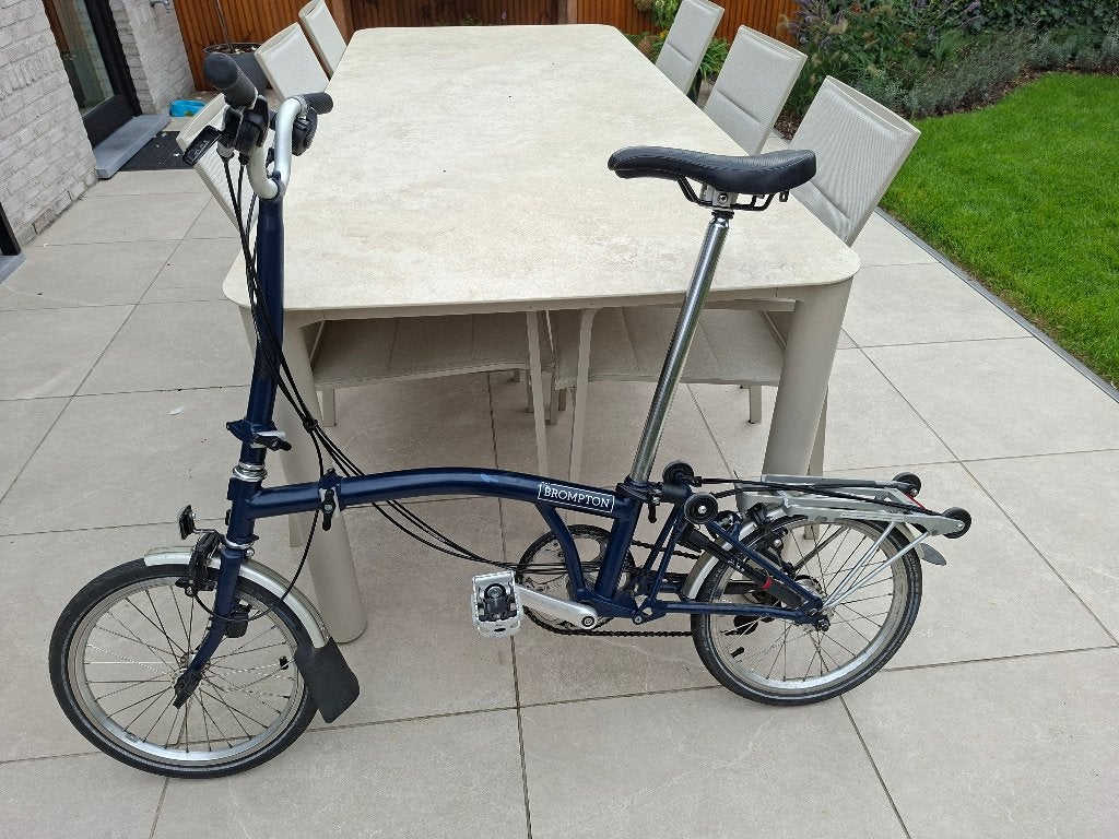 Vouwfiets Brompton M6R, Ophalen, Gebruikt, Brompton, Velgrem
