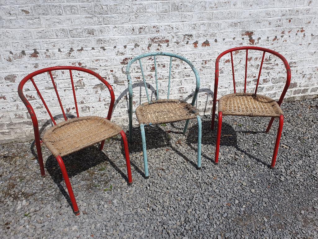 Anciennes chaises de jardin (vintage), Enlèvement