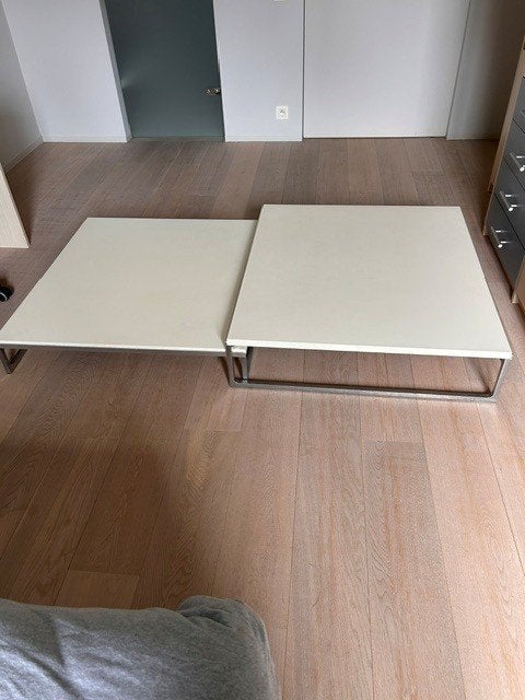 Design Salontafel 2 stuks, Gebruikt, Design, Rechthoekig, Ophalen