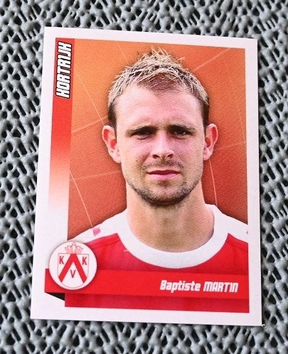 Panini Football 2011 KV Kortrijk / Baptiste Martin, Verzamelen, Sportartikelen en Voetbal, Verzenden, Nieuw, Poster, Plaatje of Sticker
