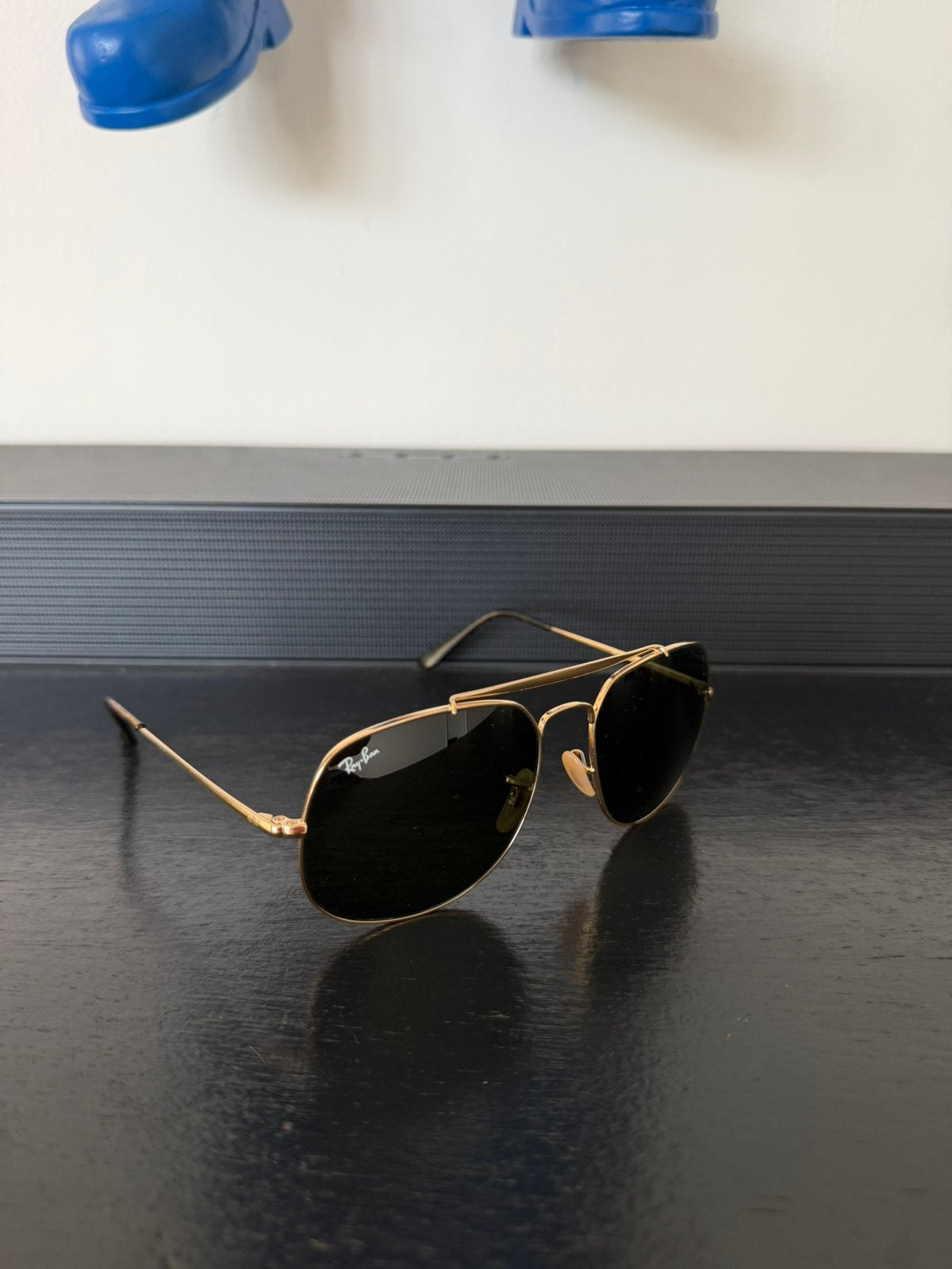 Originele Ray-Ban Aviator RB3025 – Goud unisex, Ophalen of Verzenden, Zo goed als nieuw, Ray-Ban