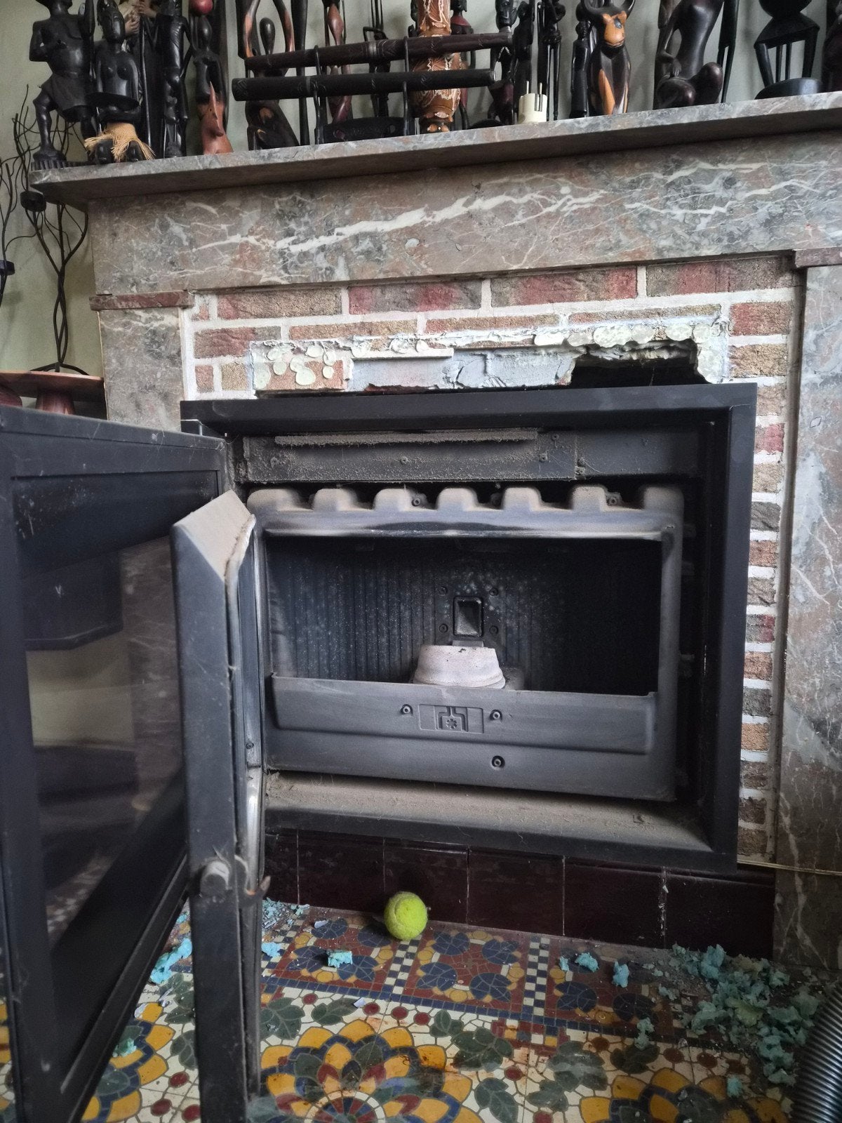 poêle à encastrer, Huis en Inrichting, Ophalen, Inbouwhaard