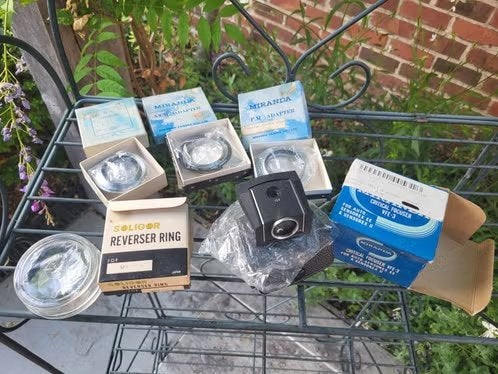 Joli lot d'accessoires pour appareils photo Miranda, Enlèvement ou Envoi
