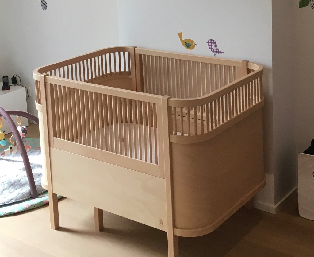 Lit bébé et junior Sebra - lit design - pick up Leuven, Enfants & Bébés, Chambre d'enfant | Lits, Sommier à lattes, Enlèvement