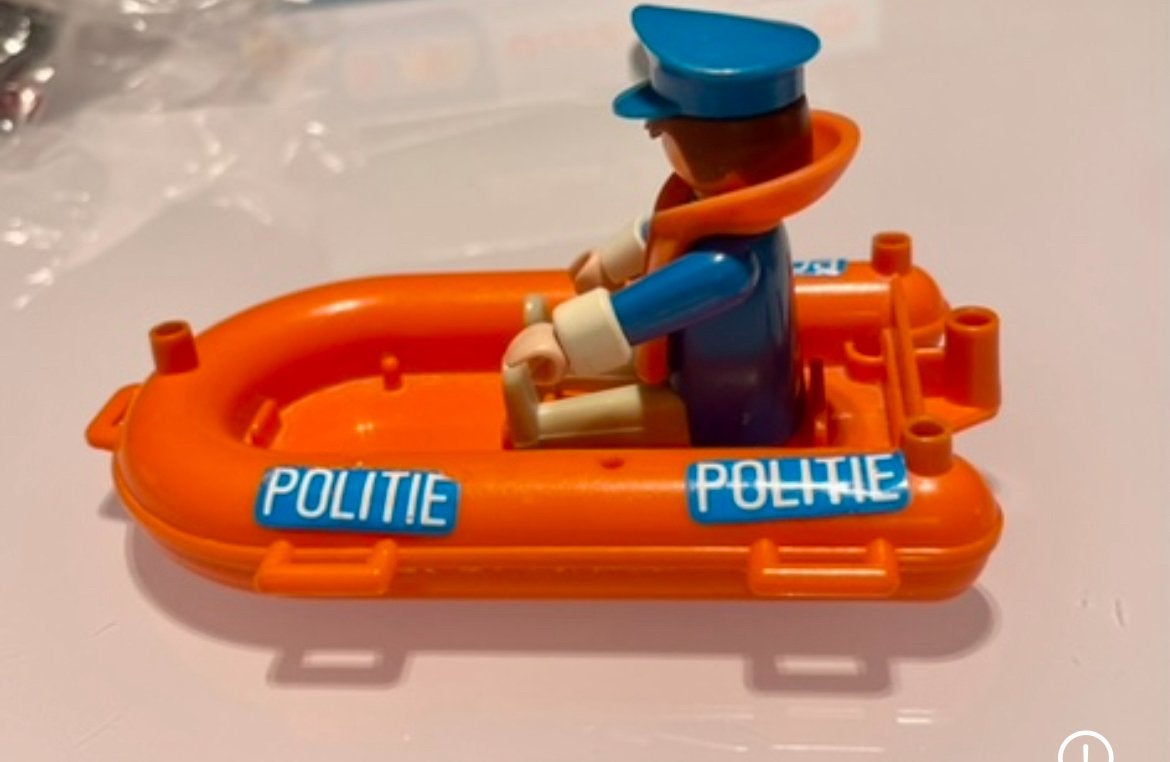 Bateau de police Playmobil vintage, Enfants & Bébés, Enlèvement ou Envoi