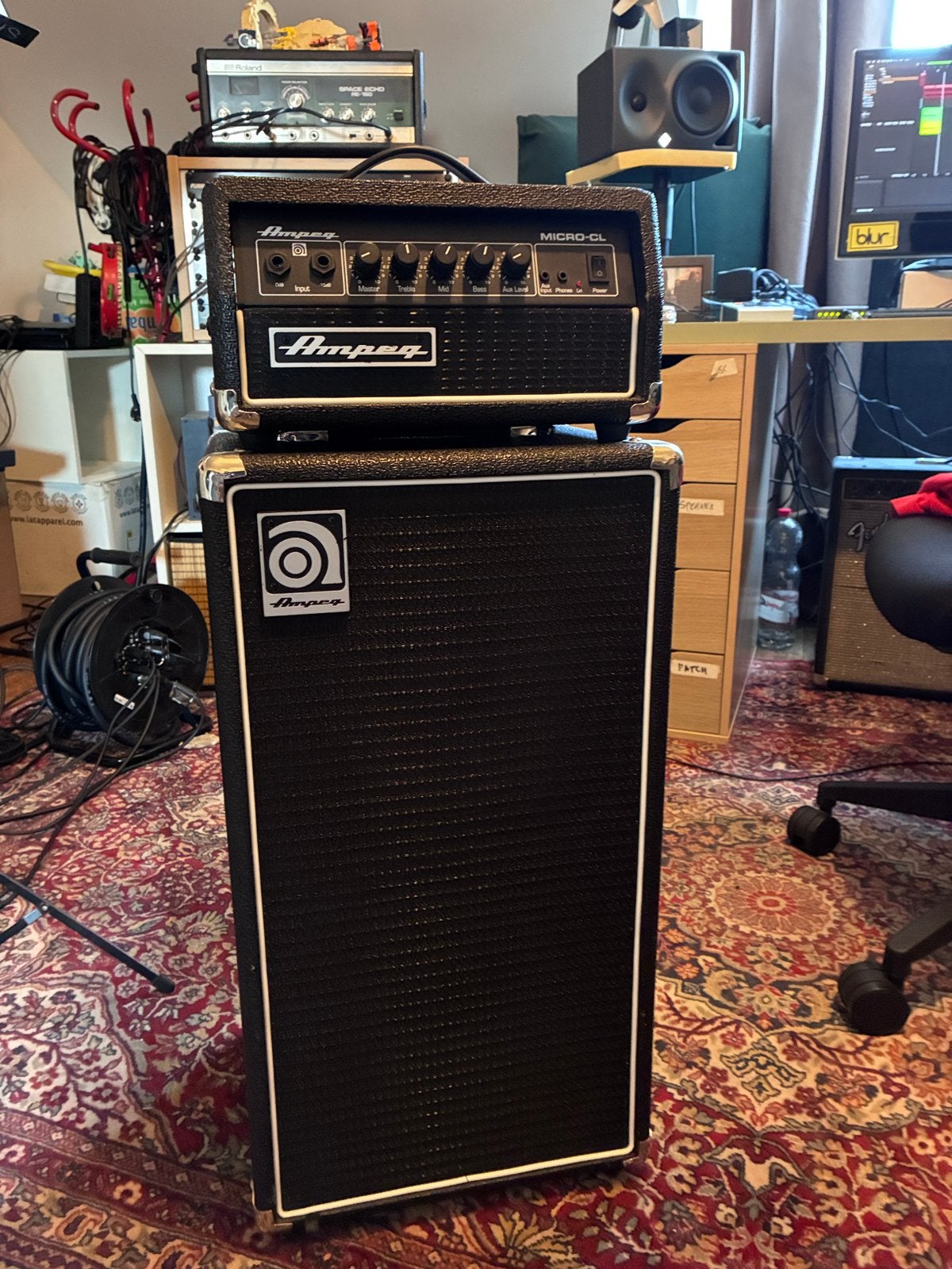 Ampeg Micro CL Stack, Ophalen, Zo goed als nieuw, Basgitaar, 100 watt of meer