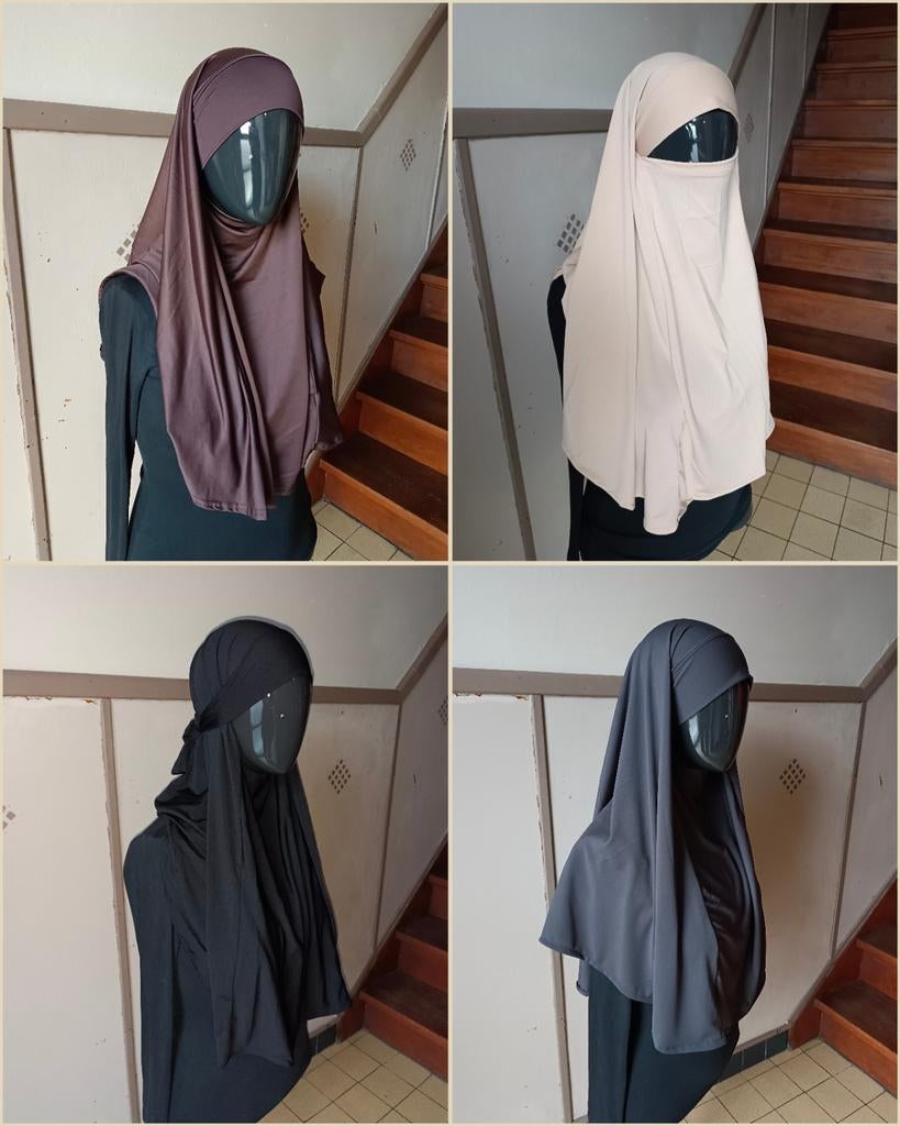 Maillot hijab en lycra Khimar, Enlèvement, Neuf