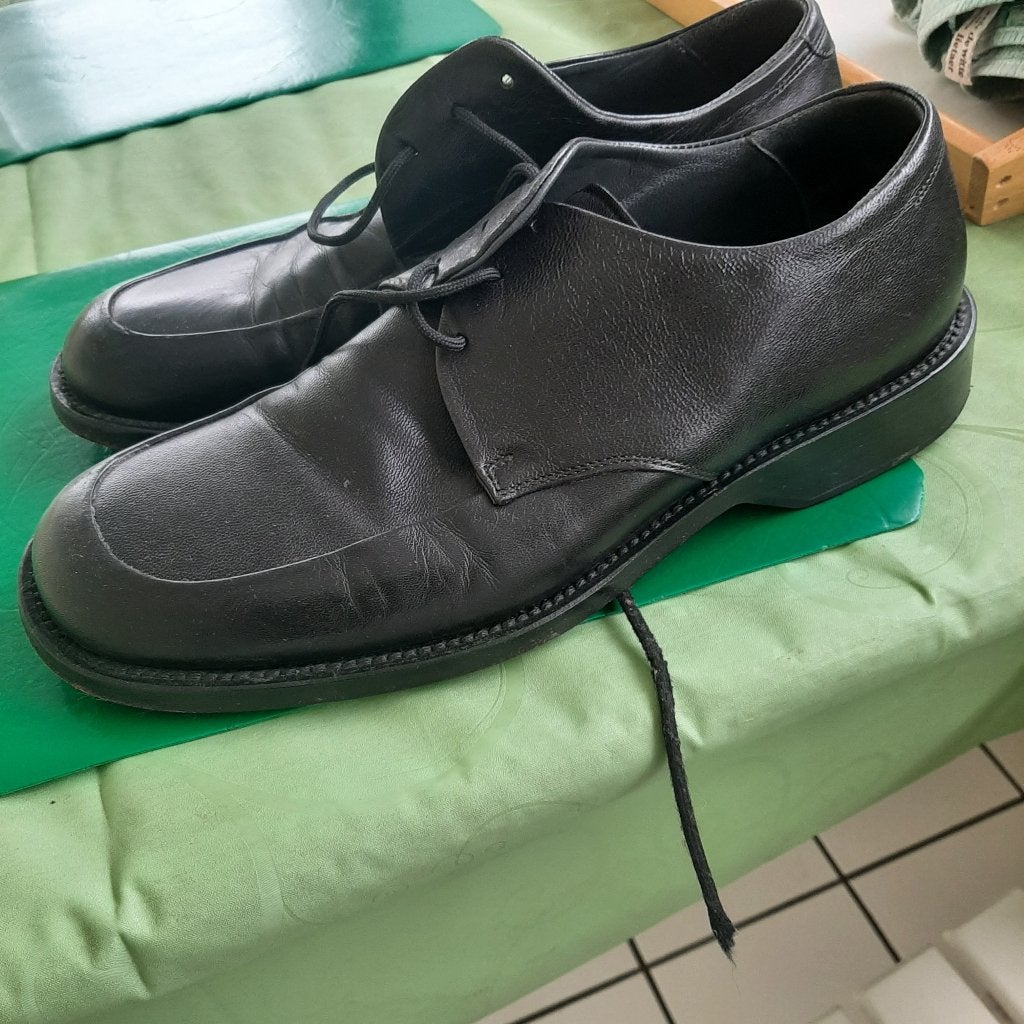 zwarte lederen herenschoenen Merk Cypres, Kleding | Heren, Schoenen, Ophalen, Zwart, Zo goed als nieuw, Cypres