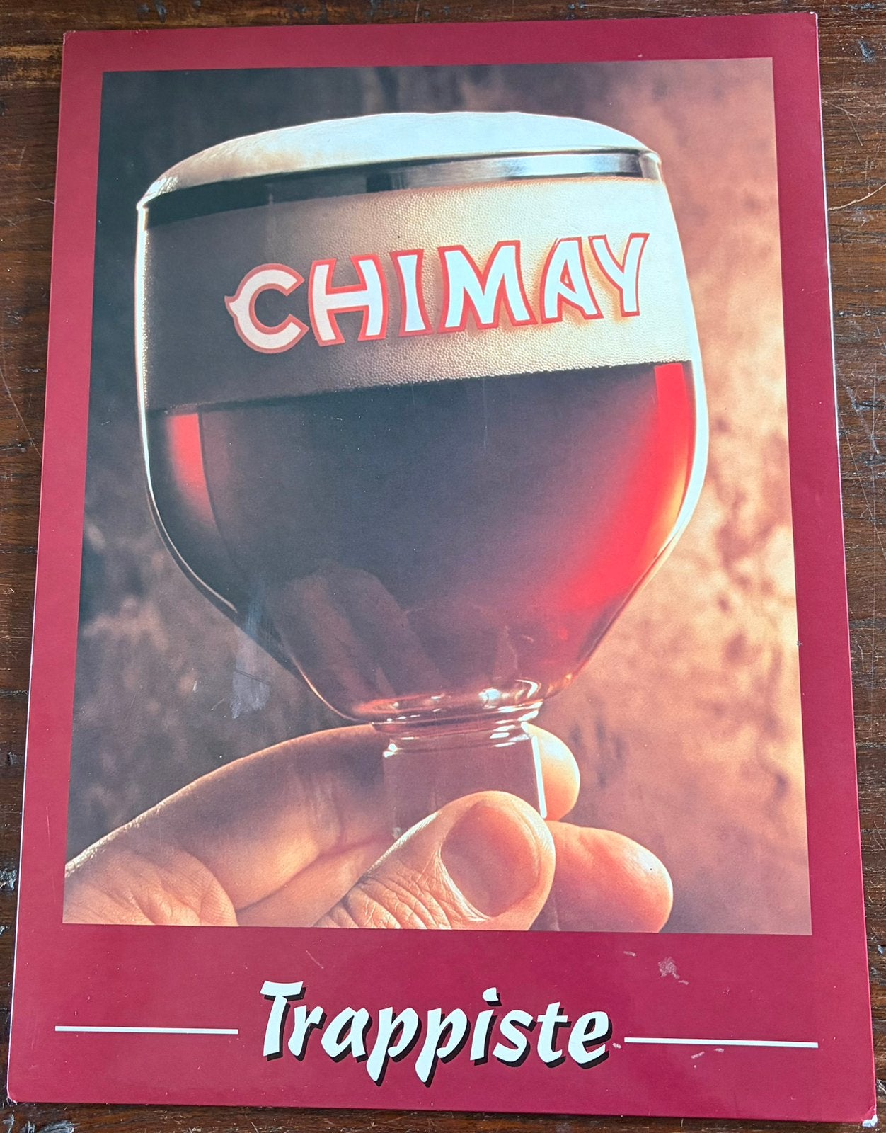 Chimay, Collections, Enlèvement ou Envoi, Utilisé, Panneau publicitaire
