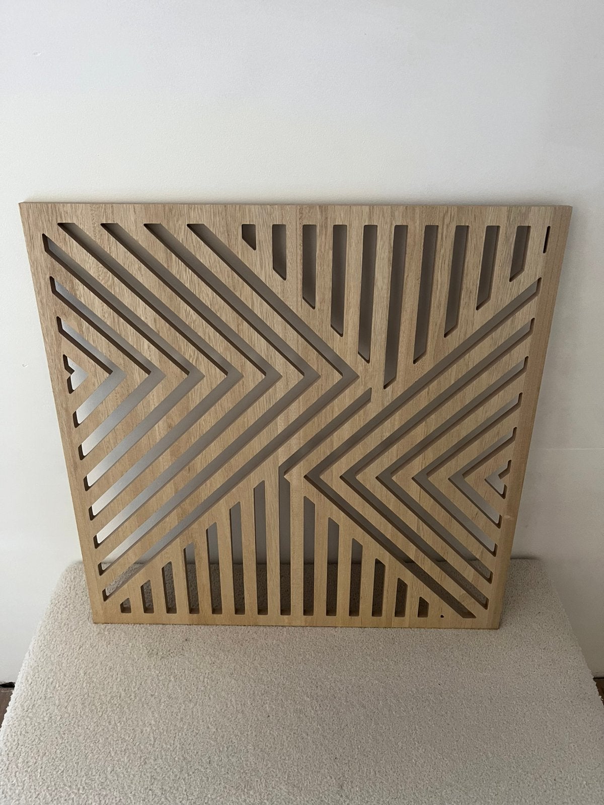 Houten muurdecoratie, Ophalen, Zo goed als nieuw, Hout