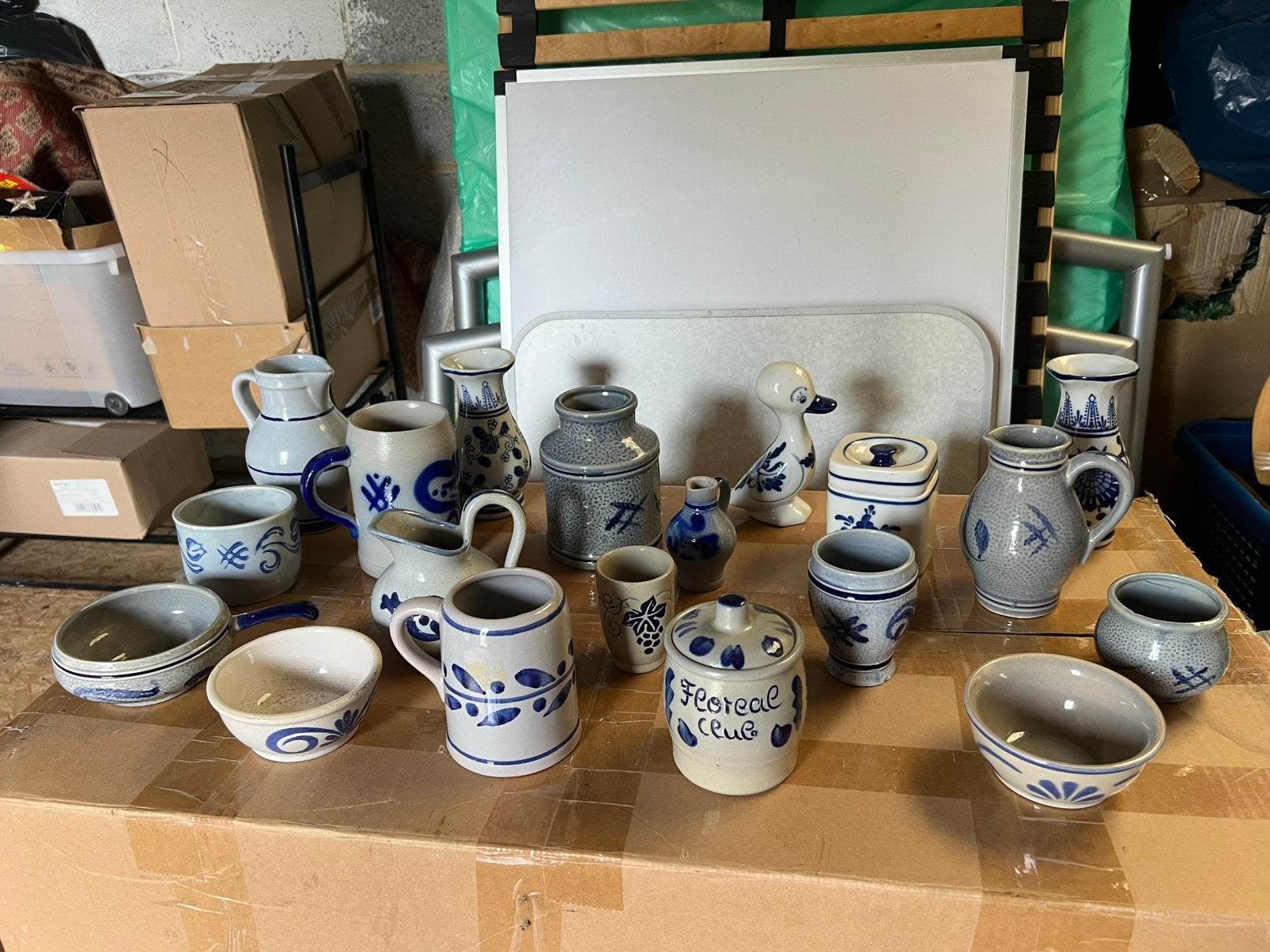 Antieke potjes 31 stuks, Antiek en Kunst, Antiek | Servies compleet, Ophalen