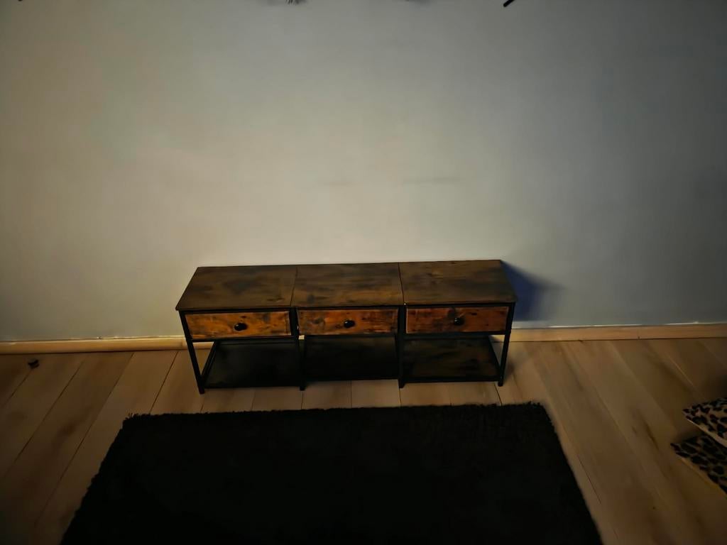 Mooie tv kast en mooi bijzet rek,bijzettafeltje en krukje, Enlèvement