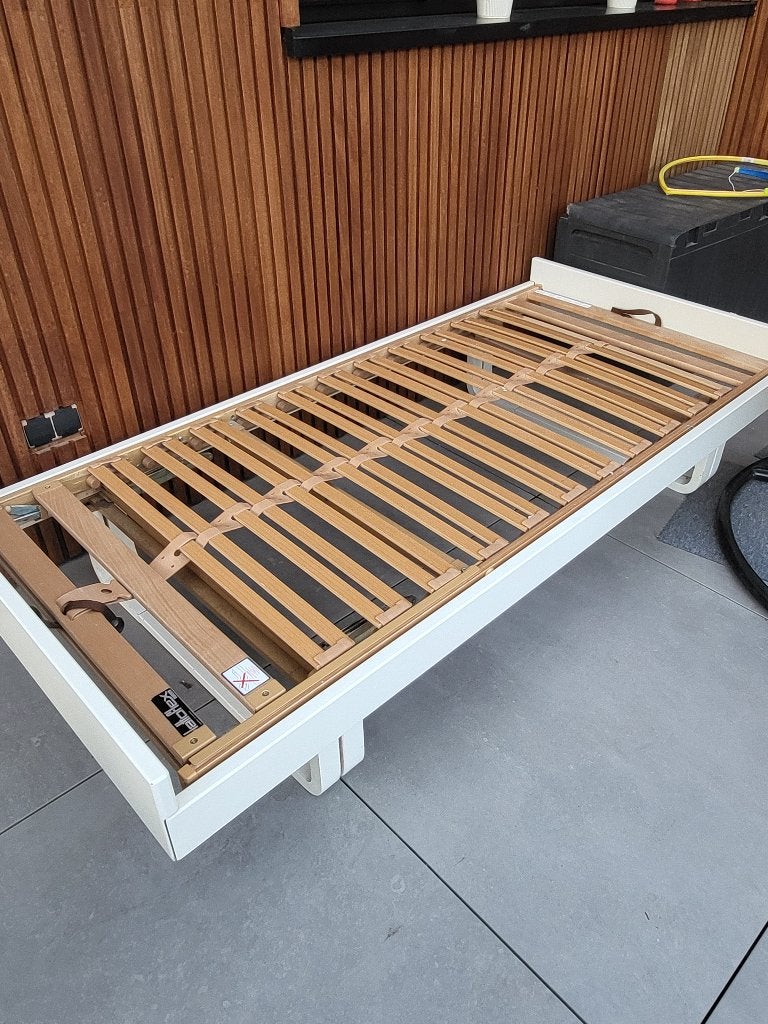 Kinderbed; eenpersonsbed, Enfants & Bébés, Matelas, Enlèvement, 180 cm ou plus, 85 à 100 cm