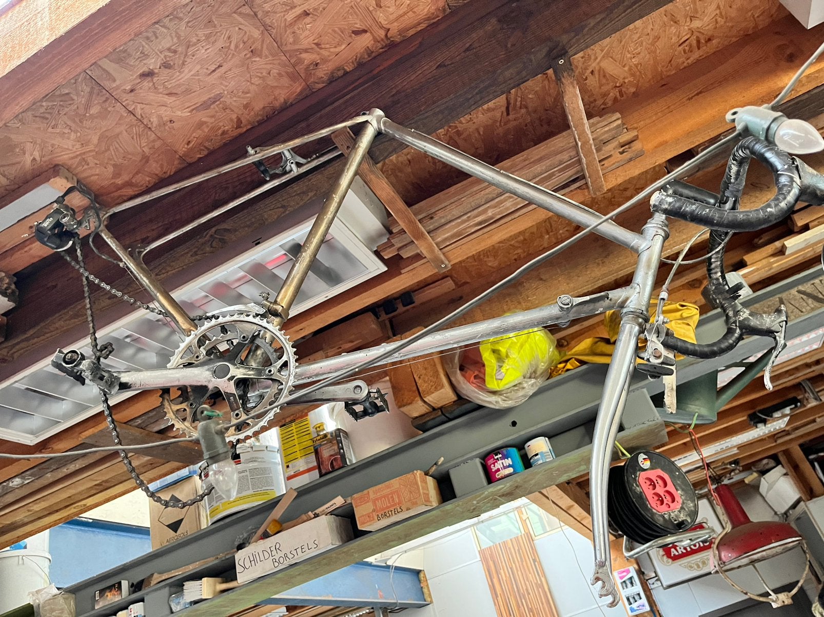 2 vintage dame fietskaders, Ophalen, Gebruikt
