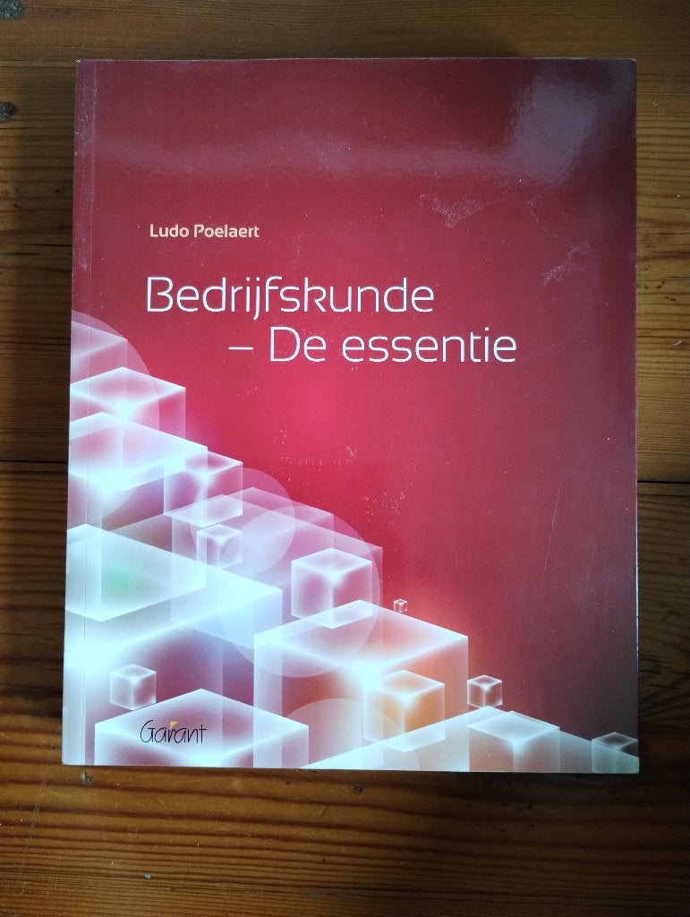 Bedrijfskunde - de essentie, Boeken, Ophalen, Zo goed als nieuw, Management