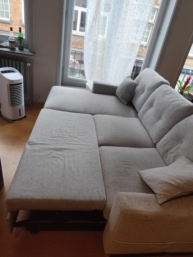 Sofa bed with extra srorage, Ophalen, Gebruikt, 100 tot 125 cm, Hoekbank