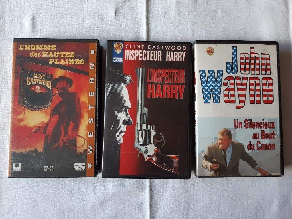 Lot de 3 cassettes vidéo films divers, CD & DVD, Enlèvement, Action et Aventure