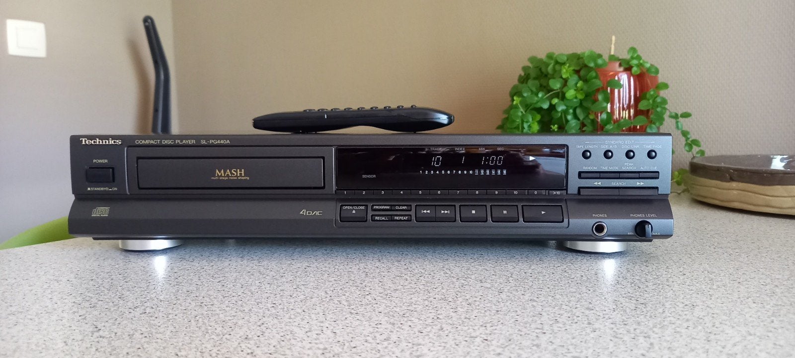 Technics sl-pg440a cdspeler met afstandsbediening, TV, Hi-fi & Vidéo, Lecteurs CD, Enlèvement ou Envoi, Utilisé, Technics