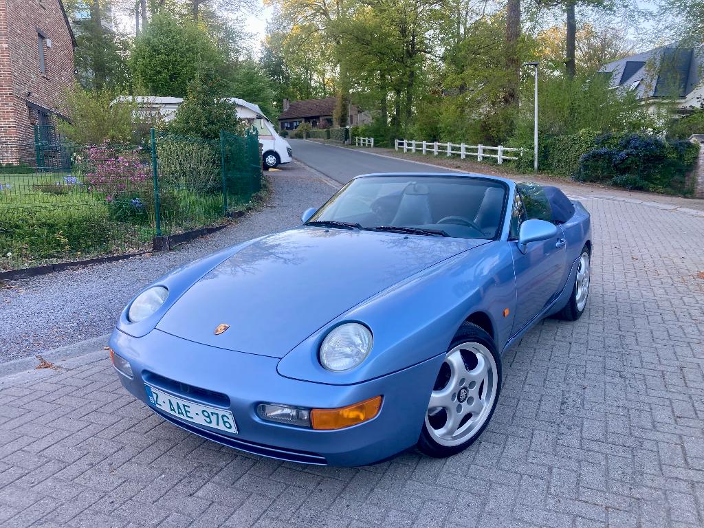 Porsche 968 cabriolet, mechanische versnellingsbak!, Auto's, 4 zetels, Achterwielaandrijving, 4 cilinders, Cabriolet
