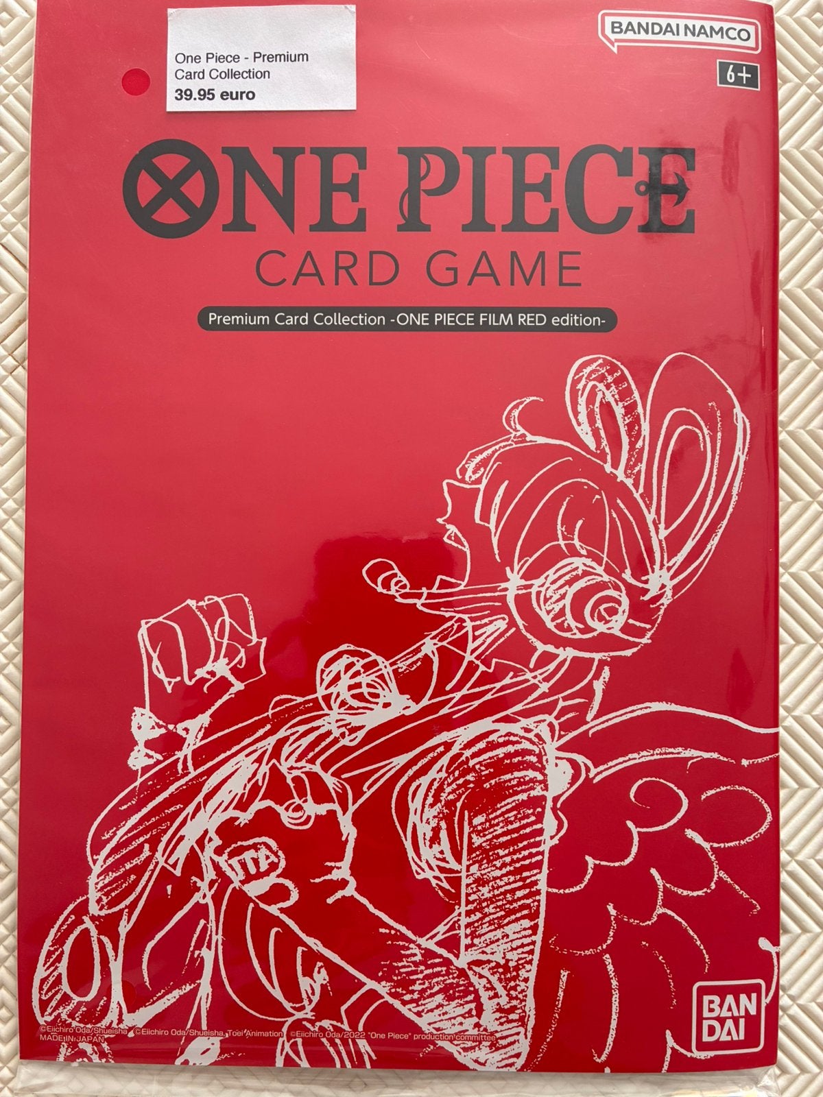 One Piece Film Red edition - premium card collection sealed, Ophalen, Zo goed als nieuw