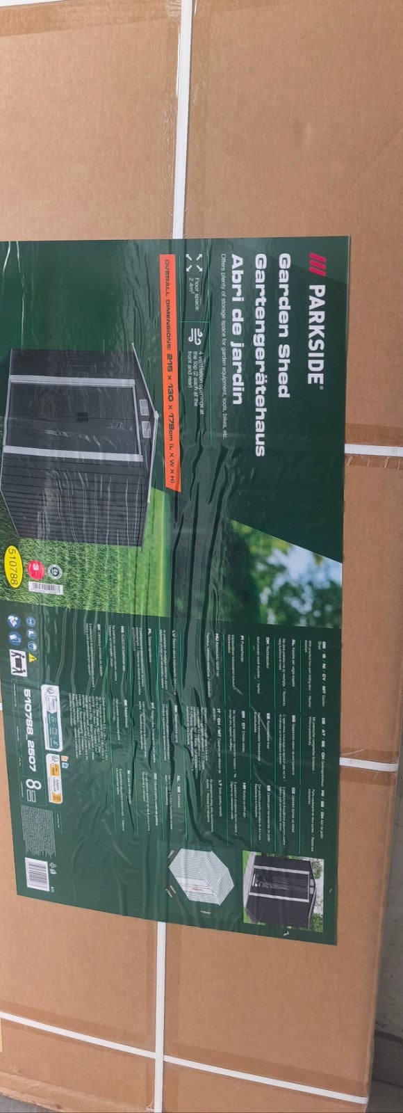 BOOM! Abri de jardin à vendre, Enlèvement