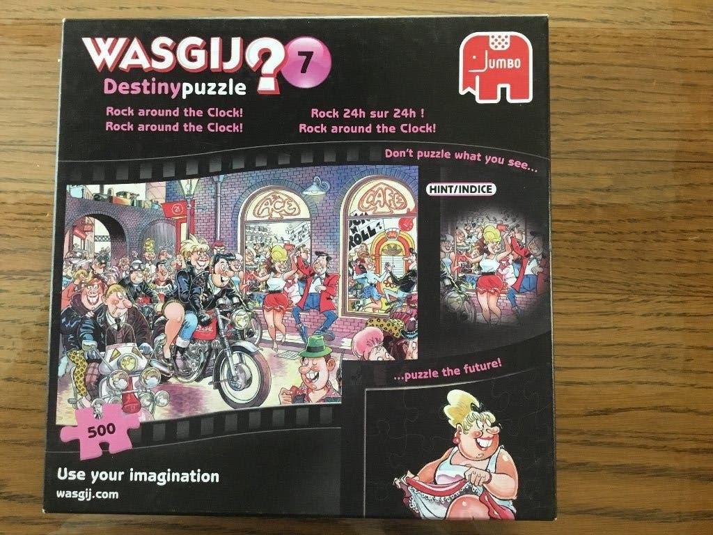 Puzzel Jumbo 500 stukjes Wasgij destiny 7, Ophalen of Verzenden, 500 t/m 1500 stukjes, Gebruikt, Legpuzzel