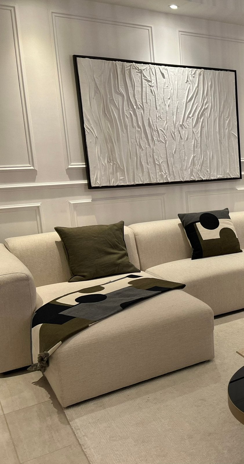 Plaid et coussin, Enlèvement, Comme neuf
