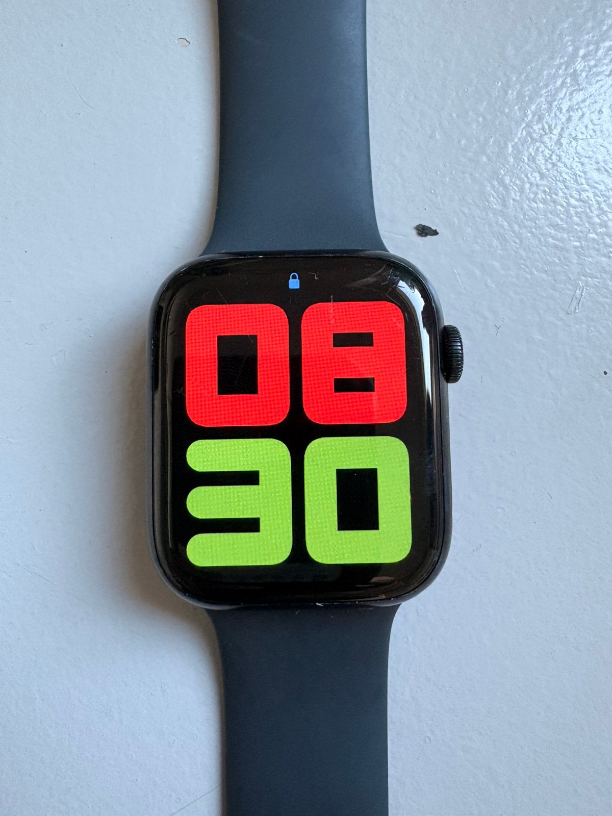 Apple Watch Series 7 GPS 45 mm Midnight, Ophalen of Verzenden, Conditie, Gebruikt