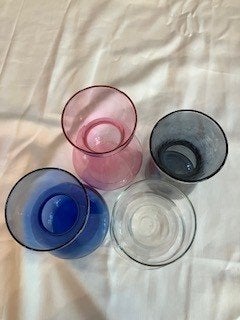 vazen, Huis en Inrichting, Meerkleurig, 15 cm, Ophalen of Verzenden, Glas