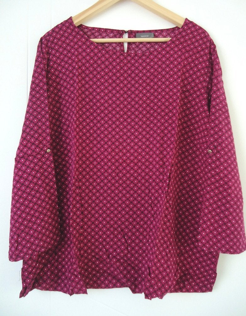 Fuscia blouse, Ophalen of Verzenden, Gedragen, Maat 46/48 (XL) of groter