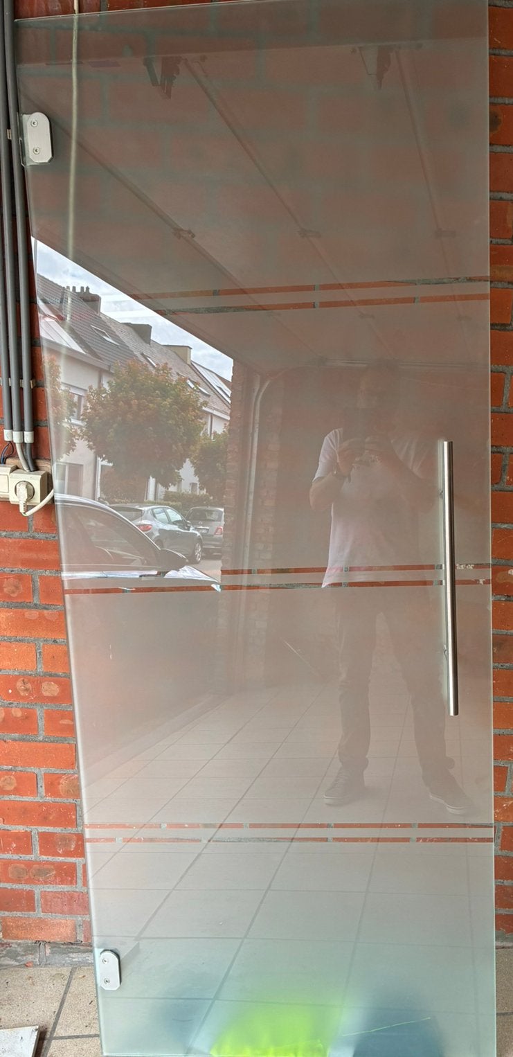 Glazen deur GRATIS, Doe-het-zelf en Bouw, Deuren en Vliegenramen, Ophalen, Binnendeur, Pelser, Gebruikt