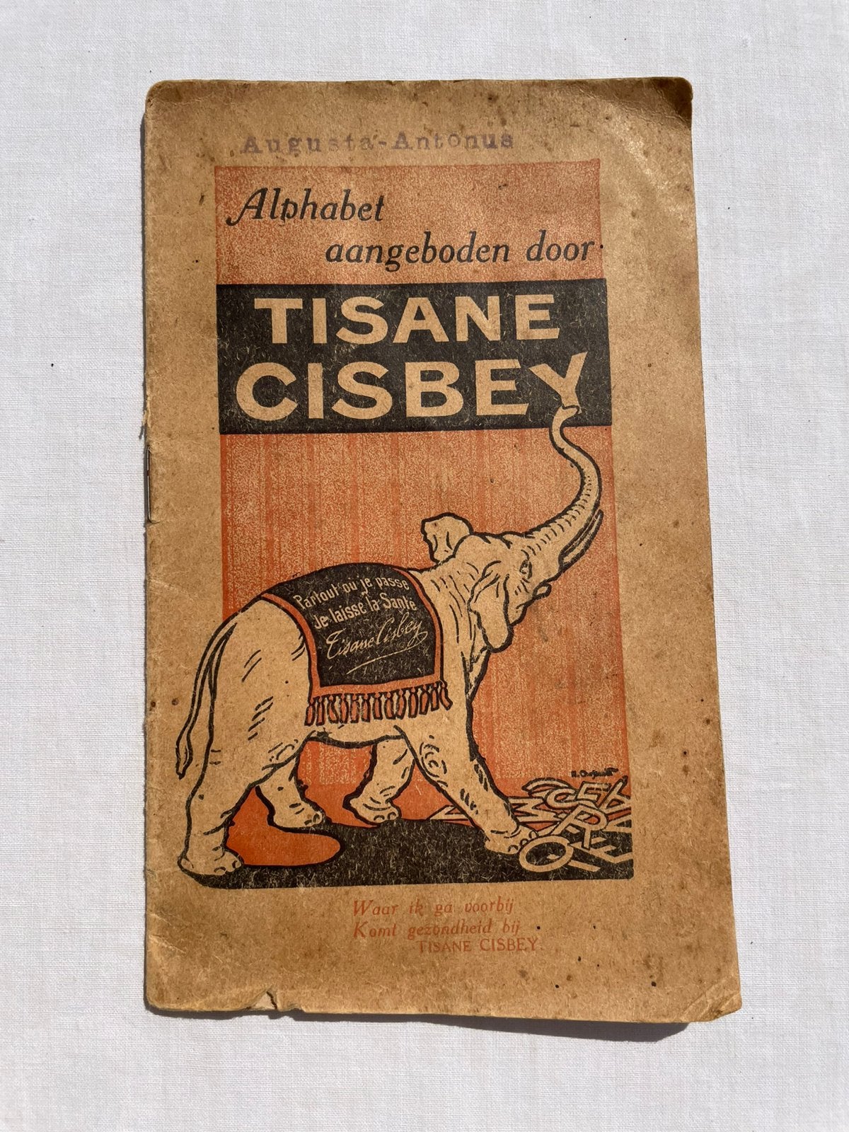 Oud boekje Tisane Cisbey Alfabet 1935, Ophalen of Verzenden