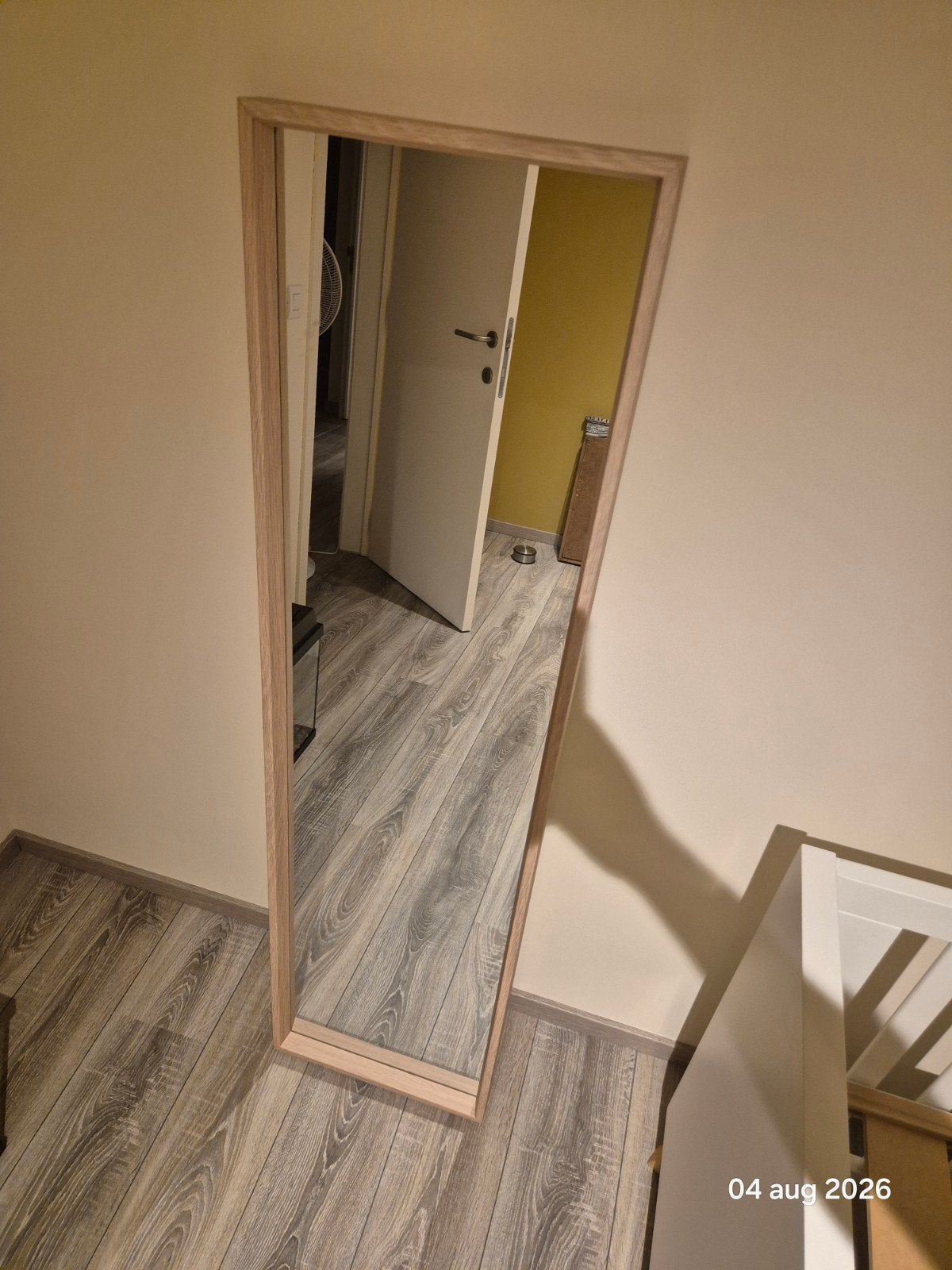 IKEA spiegel wit gelazuurd eikeneffect, Enlèvement