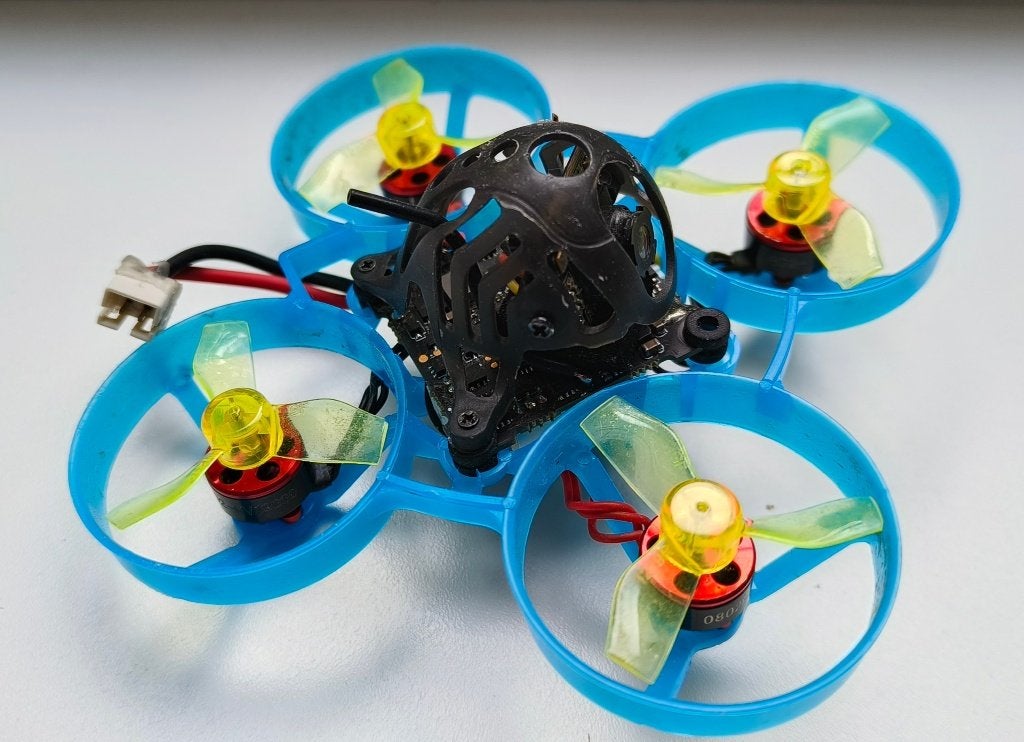 Happymodel Mobula6 FPV whoop drone, TV, Hi-fi & Vidéo, Drones, Moins de 15 minutes, Enlèvement ou Envoi, Moins de 250 g, Utilisé